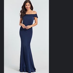 Navy formal gown